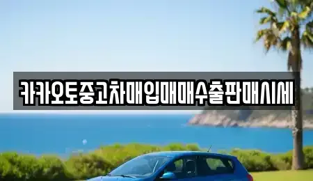 인천 중구 해안동1가 중고차매입 전문 카카오토중고차매입매매수출판매시세