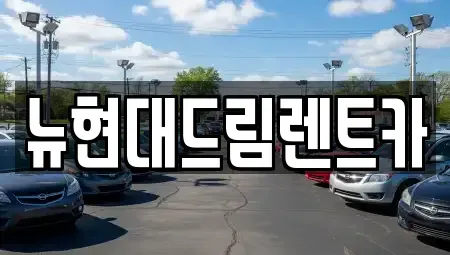 인천광역시 계양구 상야동 렌트카 전문 뉴현대드림렌트카