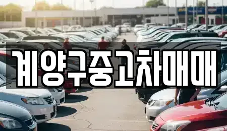 인천광역시 계양구 상야동 중고차매매 전문 계양구중고차매매