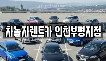 인천광역시 부평구 장기렌트카 전문 차놀자렌트카 인천부평지점