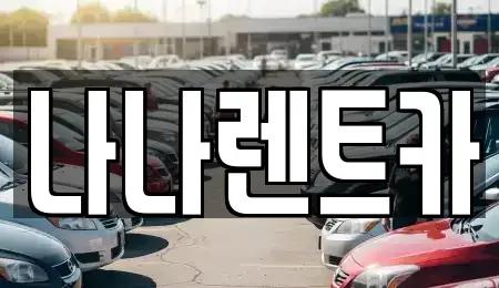 인천광역시 서구 왕길동 렌트카 전문 나나렌트카