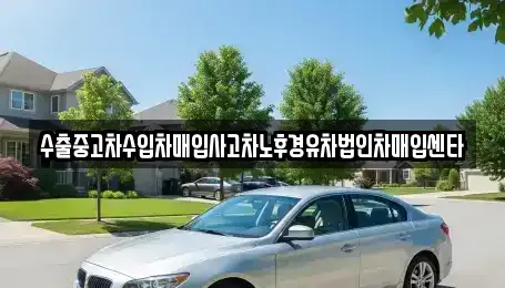 전남 강진군 성전면 중고차 전문 수출중고차수입차매입사고차노후경유차법인차매입센타