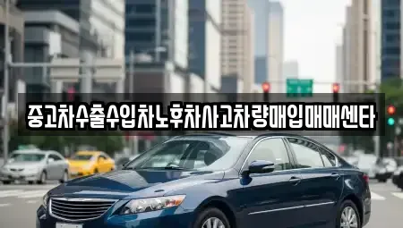 전남 강진군 성전면 중고차매입 전문 중고차수출수입차노후차사고차량매입매매센타
