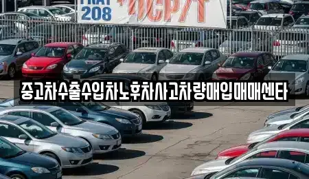 전남 목포시 상동 중고차매입 전문 중고차수출수입차노후차사고차량매입매매센타
