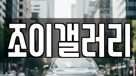 전남 목포시 석현동 중고차 전문 조이갤러리