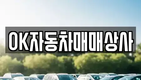 전남 순천시 삼거동 중고차 전문 OK자동차매매상사