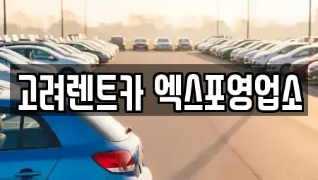 전남 여수시 문수동 렌트카 전문 고려렌트카 엑스포영업소