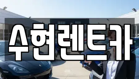 전남 여수시 문수동 렌트카 전문 수현렌트카
