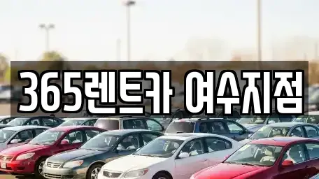 전남 여수시 학용동 렌트카 전문 365렌트카 여수지점