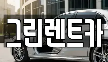 전남 여수시 화장동 단기렌트카 전문 그린렌트카
