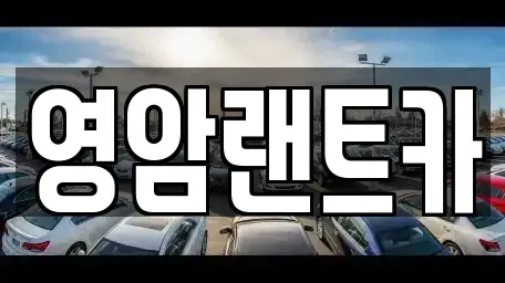 전남 영암군 렌트카 전문 영암랜트카