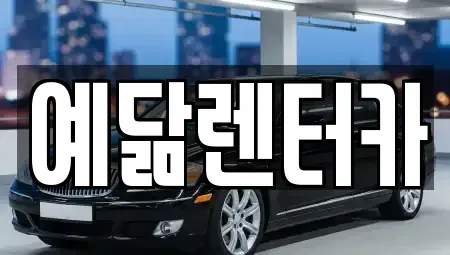전남 영암군 렌트카 전문 예닮렌터카