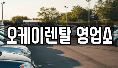 전남 영암군 렌트카 전문 오케이렌탈 영업소