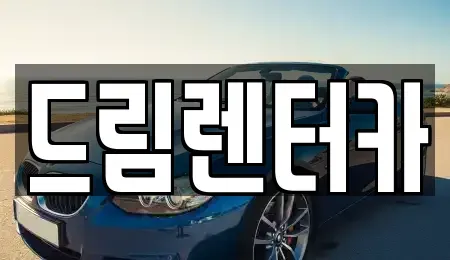 전남 영암군 장기렌트카 전문 드림렌터카