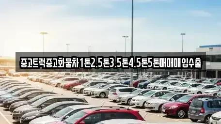 전남 장흥군 중고차매입 전문 중고트럭중고화물차1톤2.5톤3.5톤4.5톤5톤매매매입수출