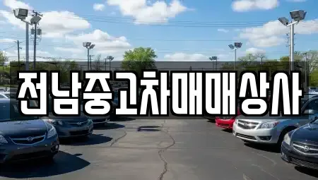 전라남도 나주시 노안면 중고차 전문 전남중고차매매상사