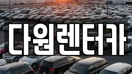 전라남도 나주시 중앙동 렌트카 전문 다원렌터카