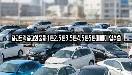 전라남도 나주시 중앙동 중고차매입 전문 중고트럭중고화물차1톤2.5톤3.5톤4.5톤5톤매매매입수출