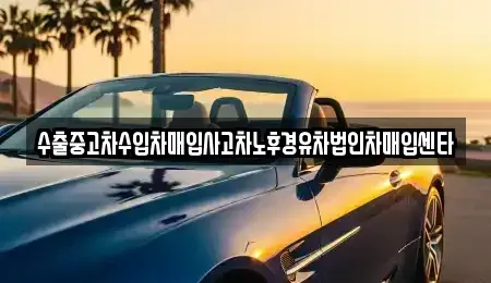 전라남도 신안군 중고차매매 전문 수출중고차수입차매입사고차노후경유차법인차매입센타