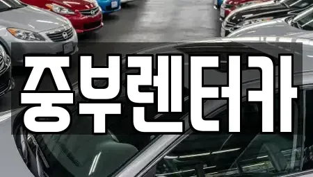 전라남도 여수시 공화동 렌트카 전문 중부렌터카
