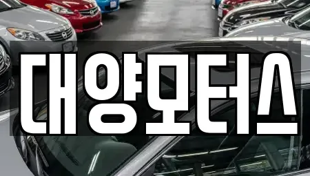 전라남도 여수시 공화동 중고차 전문 대양모터스