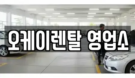 전라남도 장성군 서삼면 렌트카 전문 오케이렌탈 영업소