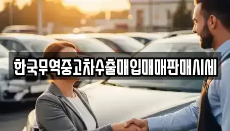 전라남도 장성군 서삼면 중고차매입 전문 한국무역중고차수출매입매매판매시세