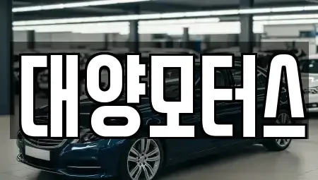 전라남도 해남군 북일면 중고차매매 전문 대양모터스