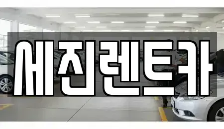 전북 군산시 미룡동 렌트카 전문 세진렌트카