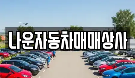 전북 군산시 미룡동 중고차 전문 나운자동차매매상사