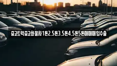 전북 전주시 덕진구 여의동2가 중고차매입 전문 중고트럭중고화물차1톤2.5톤3.5톤4.5톤5톤매매매입수출