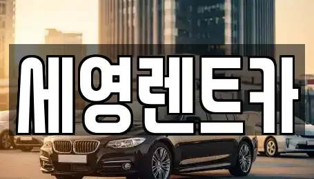 전북 전주시 덕진구 팔복동4가 렌트카 전문 세영렌트카