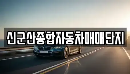 전북특별자치도 군산시 중고차 전문 신군산종합자동차매매단지