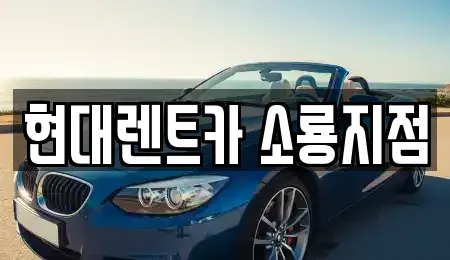 전북특별자치도 군산시 해망동 렌트카 전문 현대렌트카 소룡지점