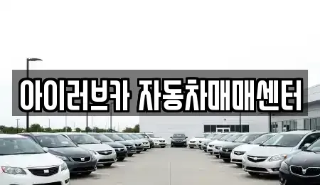 전북특별자치도 군산시 해망동 중고차매매 전문 아이러브카 자동차매매센터