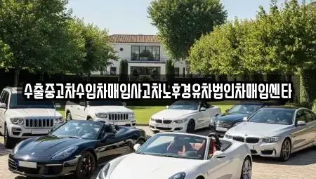 제주 제주시 이도일동 중고차 전문 수출중고차수입차매입사고차노후경유차법인차매입센타