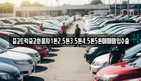제주 제주시 이도일동 중고차 전문 중고트럭중고화물차1톤2.5톤3.5톤4.5톤5톤매매매입수출