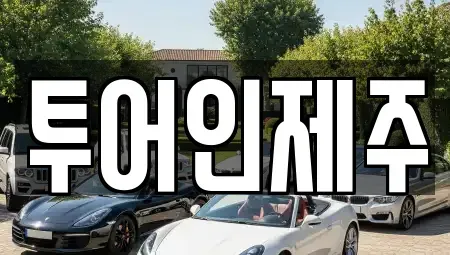 제주특별자치도 제주시 삼도이동 렌트카 전문 투어인제주