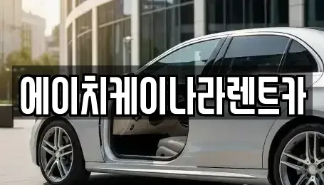 충남 공주시 금성동 렌트카 전문 에이치케이나라렌트카