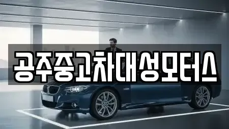 충남 공주시 신관동 중고차 전문 공주중고차대성모터스