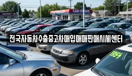 충남 공주시 오곡동 중고차 전문 전국자동차수출중고차매입매매판매시세센터