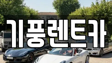 충남 공주시 우성면 렌트카 전문 기풍렌트카