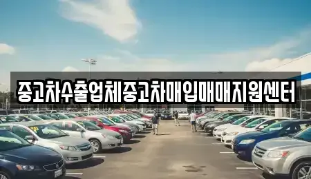 충남 공주시 우성면 중고차매입 전문 중고차수출업체중고차매입매매지원센터
