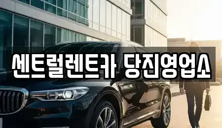 충남 당진시 원당동 장기렌트카 전문 센트럴렌트카 당진영업소