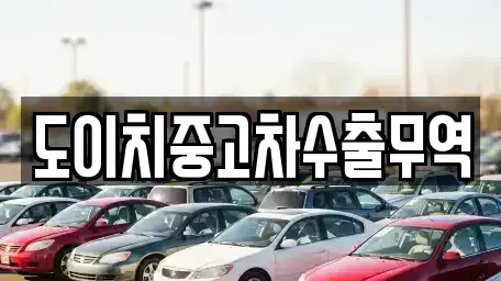 충남 부여군 남면 중고차매매 전문 도이치중고차수출무역