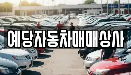 충남 예산군 예산읍 중고차매매 전문 예당자동차매매상사