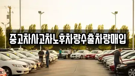 충남 예산군 예산읍 중고차매입 전문 중고차사고차노후차량수출차량매입
