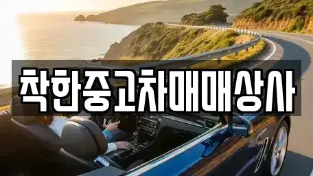 충남 천안시 동남구 청수동 중고차 전문 착한중고차매매상사