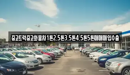 충북 제천시 고암동 중고차 전문 중고트럭중고화물차1톤2.5톤3.5톤4.5톤5톤매매매입수출