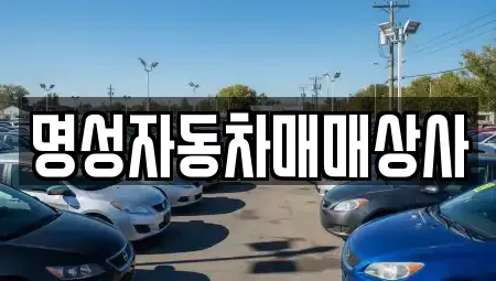 충북 청주시 상당구 명암동 중고차매매 전문 명성자동차매매상사
